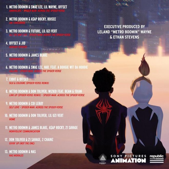 Spider-Verse 2 Soundtrack Released: Listen to All 13 Songs